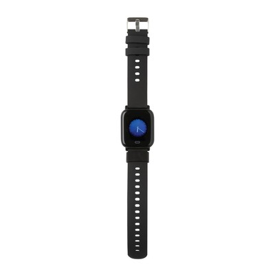 Monitor aktywności Fit Watch, TPE z recyklingu z nadrukiem Twojego logo, materiał: plastik, tpe, kolor: czarny Monitor aktywności Fit Watch, TPE z recyklingu z nadrukiem Twojego logo, materiał: plastik, tpe, kolor: czarny
