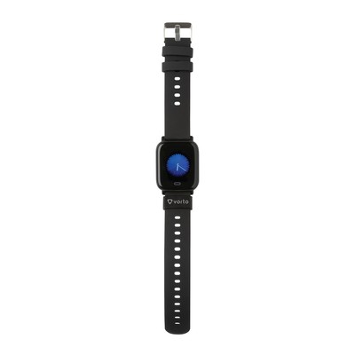 Monitor aktywności Fit Watch, TPE z recyklingu z nadrukiem Twojego logo, materiał: plastik, tpe, kolor: czarny Monitor aktywności Fit Watch, TPE z recyklingu z nadrukiem Twojego logo, materiał: plastik, tpe, kolor: czarny