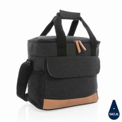 Torba termoizolacyjna AWARE™ z nadrukiem Twojego logo, materiał: peva, bawełna, kolor: czarny