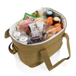 Torba termoizolacyjna AWARE™ z nadrukiem Twojego logo, materiał: peva, rpet, kolor: zielony