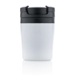 Kubek termiczny 160 ml Coffee To Go z nadrukiem Twojego logo, materiał: pp, stal nierdzewna, stal, kolor: biały