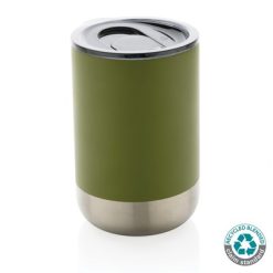 Kubek termiczny 360 ml, stal nierdzewna z recyklingu z nadrukiem Twojego logo, materiał: stal nierdzewna, stal, kolor: zielony