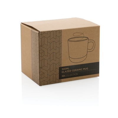Kubek ceramiczny 360 ml z nadrukiem Twojego logo, materiał: ceramika, kolor: czarny Kubek ceramiczny 360 ml z nadrukiem Twojego logo, materiał: ceramika, kolor: czarny