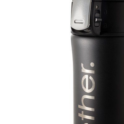 Kubek termiczny 300 ml, stal nierdzewna z recyklingu z nadrukiem Twojego logo, materiał: stal nierdzewna, stal, kolor: czarny Kubek termiczny 300 ml, stal nierdzewna z recyklingu z nadrukiem Twojego logo, materiał: stal nierdzewna, stal, kolor: czarny