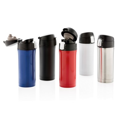 Kubek termiczny 300 ml, stal nierdzewna z recyklingu z nadrukiem Twojego logo, materiał: stal nierdzewna, stal, kolor: czarny Kubek termiczny 300 ml, stal nierdzewna z recyklingu z nadrukiem Twojego logo, materiał: stal nierdzewna, stal, kolor: czarny