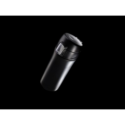 Kubek termiczny 300 ml, stal nierdzewna z recyklingu z nadrukiem Twojego logo, materiał: stal nierdzewna, stal, kolor: czarny Kubek termiczny 300 ml, stal nierdzewna z recyklingu z nadrukiem Twojego logo, materiał: stal nierdzewna, stal, kolor: czarny