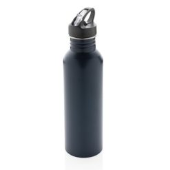 Butelka sportowa 710 ml Deluxe z nadrukiem Twojego logo, materiał: stal nierdzewna, stal, kolor: niebieski