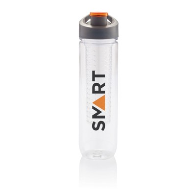 Butelka sportowa 800 ml z nadrukiem Twojego logo, materiał: tritan, kolor: pomarańczowy Butelka sportowa 800 ml z nadrukiem Twojego logo, materiał: tritan, kolor: pomarańczowy