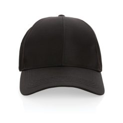 Czapka z daszkiem AWARE™ RPET z nadrukiem Twojego logo, materiał: rpet, kolor: czarny