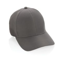Czapka z daszkiem AWARE™ RPET z nadrukiem Twojego logo, materiał: rpet, kolor: szary