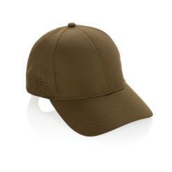 Czapka z daszkiem AWARE™ RPET z nadrukiem Twojego logo, materiał: rpet, kolor: zielony