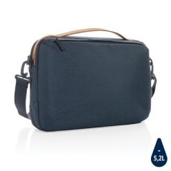 Torba na laptopa 15.6" AWARE™ RPET z nadrukiem Twojego logo, materiał: rpet, kolor: niebieski