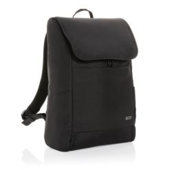 Plecak na laptopa 15" Swiss Peak Fern AWARE™ RPET z nadrukiem Twojego logo, materiał: rpet, kolor: czarny