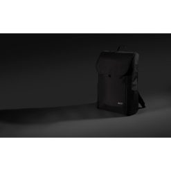 Plecak na laptopa 15" Swiss Peak Fern AWARE™ RPET z nadrukiem Twojego logo, materiał: rpet, kolor: czarny