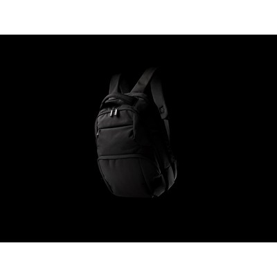 Plecak na laptopa 15,6" AWARE™ RPET z nadrukiem Twojego logo, materiał: rpet, kolor: czarny Plecak na laptopa 15,6" AWARE™ RPET z nadrukiem Twojego logo, materiał: rpet, kolor: czarny