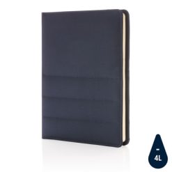 Teczka konferencyjna A5 AWARE™ RPET, notatnik z nadrukiem Twojego logo, materiał: papier, rpet, kolor: niebieski