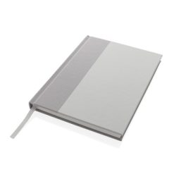 Notatnik A5 Words RPET z nadrukiem Twojego logo, materiał: papier, rpet, kolor: biały