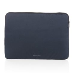 Pokrowiec na laptopa 15,6" AWARE™ RPET z nadrukiem Twojego logo, materiał: rpet, kolor: niebieski