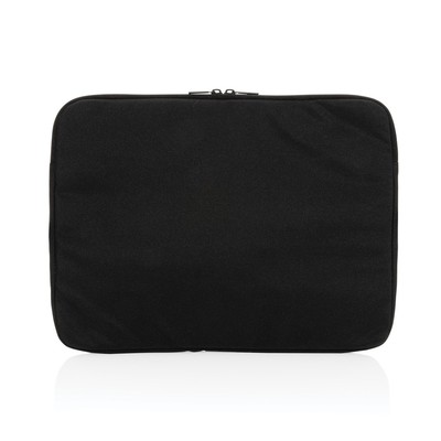 Pokrowiec na laptopa 14" AWARE™ z nadrukiem Twojego logo, materiał: neopren, rpet, kolor: czarny Pokrowiec na laptopa 14" AWARE™ z nadrukiem Twojego logo, materiał: neopren, rpet, kolor: czarny