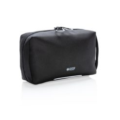 Wielofunkcyjna torba Swiss Peak AWARE™ RPET z nadrukiem Twojego logo, materiał: rpet, kolor: czarny