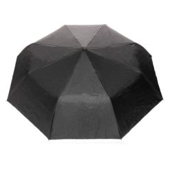 Mały parasol 21" AWARE™ RPET z nadrukiem Twojego logo, materiał: metal, rpet, kolor: srebrny