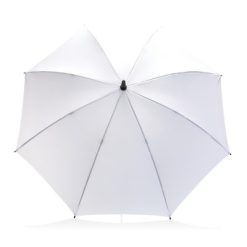 Parasol sztormowy 23" AWARE™ RPET z nadrukiem Twojego logo, materiał: włókno szklane, rpet, kolor: biały