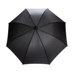 Parasol automatyczny 23" AWARE™ RPET z nadrukiem Twojego logo, materiał: metal, rpet, kolor: czarny