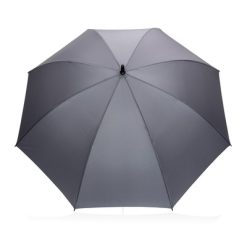 Parasol sztormowy 30" AWARE™ RPET z nadrukiem Twojego logo, materiał: włókno szklane, rpet, kolor: szary