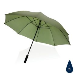Parasol sztormowy 30" AWARE™ RPET z nadrukiem Twojego logo, materiał: włókno szklane, rpet, kolor: zielony
