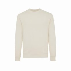 Bluza z niebarwionej bawełny z recyklingu Iqoniq Denali z nadrukiem Twojego logo, materiał: bawełna, kolor: neutralny