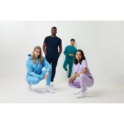 Luźna bluza z bawełny z recyklingu Iqoniq Kruger z nadrukiem Twojego logo, materiał: bawełna, kolor: czarny