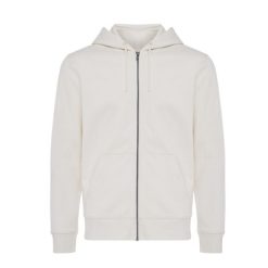 Bluza z kapturem z bawełny z recyklingu Iqoniq Abisko z nadrukiem Twojego logo, materiał: bawełna, kolor: neutralny
