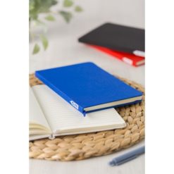 Notatnik ok. A5 RPET z nadrukiem Twojego logo, materiał: papier, rpet, kolor: biały