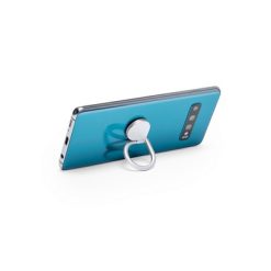 Uchwyt do telefonu, stojak na telefon z nadrukiem Twojego logo, materiał: metal, kolor: srebrny