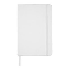 Notatnik A5 | Arthur z nadrukiem Twojego logo, materiał: karton, pu, papier, kolor: biały