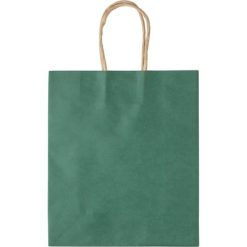 Torba papierowa z nadrukiem Twojego logo, materiał: papier, kolor: zielony