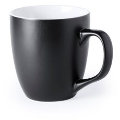 Kubek ceramiczny 470 ml z nadrukiem Twojego logo, materiał: ceramika, kolor: czarny