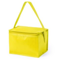 Torba termoizolacyjna z nadrukiem Twojego logo, materiał: aluminium, non-woven, kolor: żółty