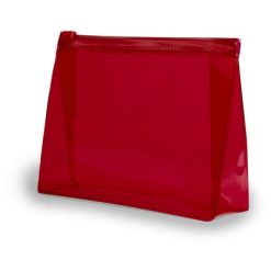 Kosmetyczka z nadrukiem Twojego logo, materiał: pvc, kolor: czerwony