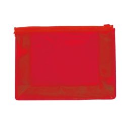 Kosmetyczka z nadrukiem Twojego logo, materiał: pvc, kolor: czerwony