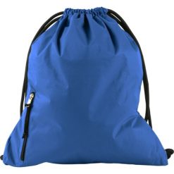 Worek ze sznurkiem z nadrukiem Twojego logo, materiał: nylon, pongee, kolor: niebieski