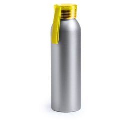 Butelka sportowa 650 ml z nadrukiem Twojego logo, materiał: aluminium, kolor: żółty