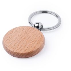 Drewniany brelok do kluczy z nadrukiem Twojego logo, materiał: drewno, kolor: drewno