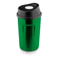 Kubek termiczny 400 ml Air Gifts | Susan z nadrukiem Twojego logo, materiał: metal, plastik, kolor: zielony