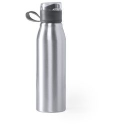 Butelka sportowa 700 ml z nadrukiem Twojego logo, materiał: aluminium, kolor: srebrny