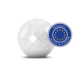 Kula upominkowa, pojemnik na upominki reklamowe | Indome z nadrukiem Twojego logo, materiał: pp, kolor: biały