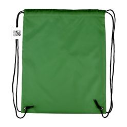 Worek ze sznurkiem RPET B'RIGHT | Ruth z nadrukiem Twojego logo, materiał: rpet, kolor: zielony