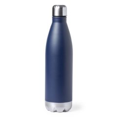 Butelka termiczna 750 ml z nadrukiem Twojego logo, materiał: stal nierdzewna, stal, kolor: granatowy