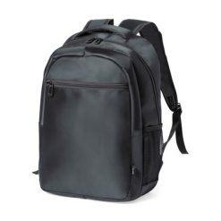 Plecak na laptopa 15" z nylonu z recyklingu z nadrukiem Twojego logo, materiał: nylon, kolor: szary