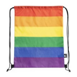 Worek ze sznurkiem RPET z nadrukiem Twojego logo, materiał: poliester, rpet, kolor: wielokolorowy